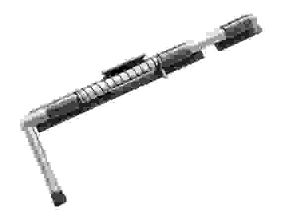 Засов ДОБРЫНЯ с пружиной 450 мм мод.2 бронза антик