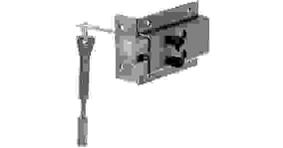 Замок накладной Делга ПР-90 ПХК (прямого хода)