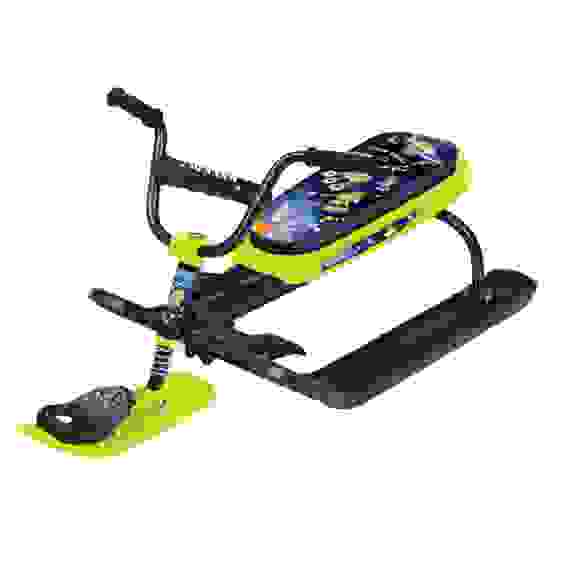 Снегокат "Ника джамп" (СНД1/П с пришельцами (лимонный каркас))