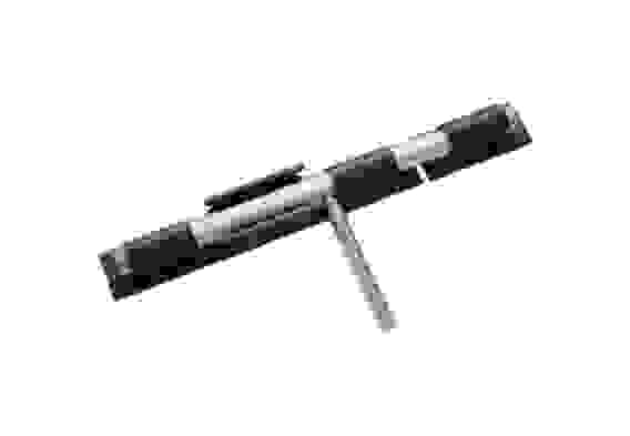 Засов ДОБРЫНЯ 300 мм черный