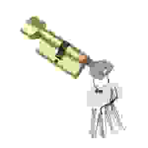 Цил. мех. простой ключ-верту. NW45в/35mm PB (Полированная латунь) MSM