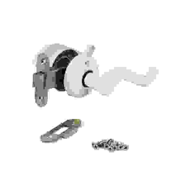 Защелка ЗЩ - 02-02 /белый/ &quot;Зенит&quot; б/з