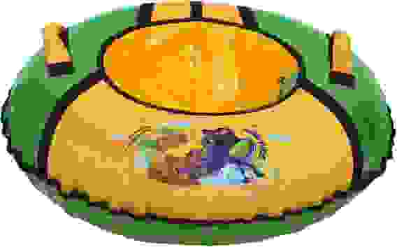 Тюбинг ТБ1КР-85 с рисунком Сокровища (желтый/зеленый ТБ1КР-85/С2)