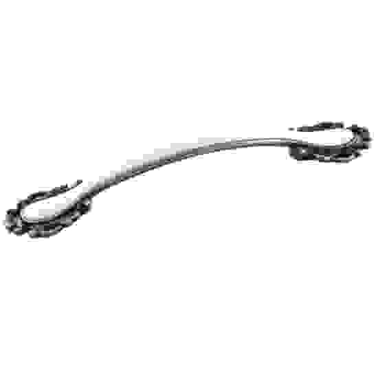 Ручка-скоба FS-141 096 ст.олово/белый TS