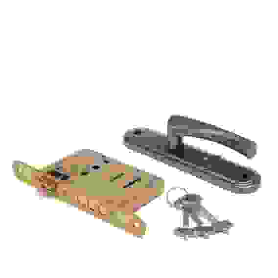 Замок врезной Зенит ЗВ9-4.2 (серебро)-сувальдный