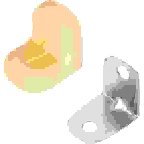 Уголок меб. 20х20 с декор. накладкой (4шт.) беж.