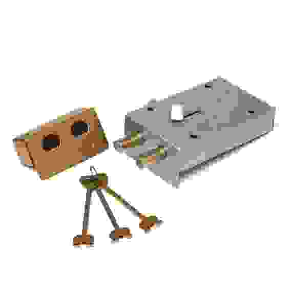 Замок накладной Арес ЗГС-М-3 (2х риг.)