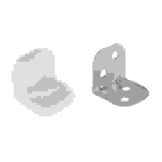 Уголок меб. 28х28*28 с декор. накладкой (4шт.) бел.