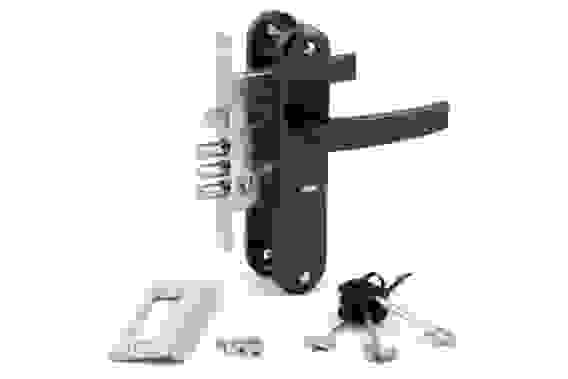 Замок врезной ПРОСАМ 77311-ЗВ9-6/13 РФ61-002.Ш3У4 (ручки медн.антик) (для дверей ПРОМЕТ (Valberg),