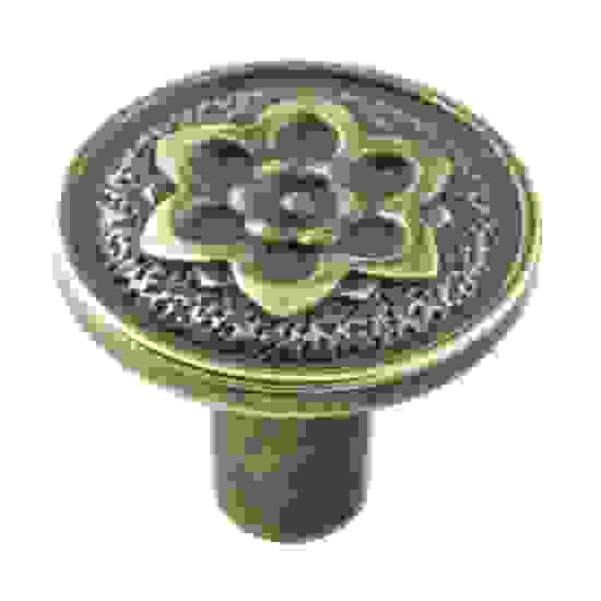 Ручка-кнопка FB-019 000 бронза полированная