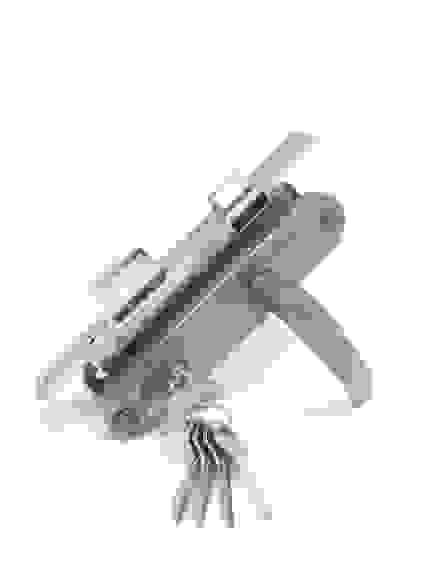 Замок врезной Зенит ЗВ7-70.4.02 (хром, серебро)