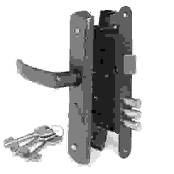 Замок врезной Avers ЗВ9-4-1-4 серебро