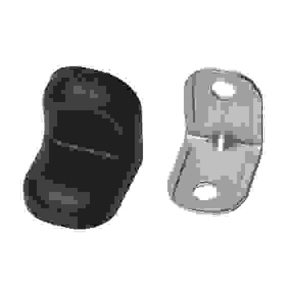 Уголок меб. 20х20 с декор. накладкой (4шт.) черный