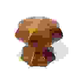 Ручка дверн. дер. /граненая/"Лиственица" И.Ола