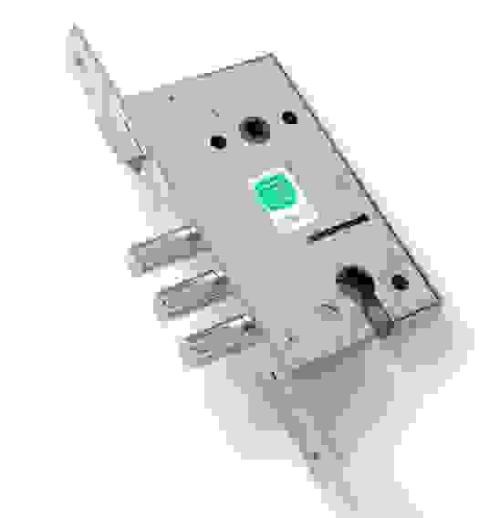 Замок ГАРДИАН 12.11 (цилиндровый с универс. защелкой, б/ц)