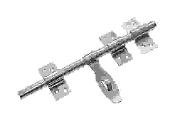 Засов универсальный ЗУ-250 с накладкой хром