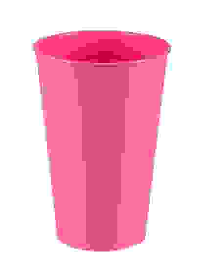 Стакан 0,5л (розовый) (уп.30)