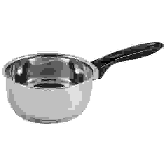 Ковш из нерж стали с бак ручкой, MESTOLO-16,капс дно, диа 16см, зеркальная пол-ка,1,4 л, тм Mallony