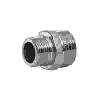 Ниппель переходной 1/2&quot;-3/8&quot; нар/нар никель