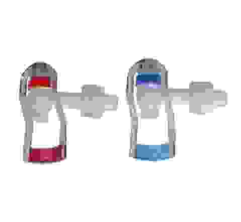 Краны для кулеров, к-т 2 шт хол и гор 010340 (5)