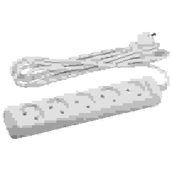 Удлин-ль без зазeмл.U-5-3m ЭРА, 5гн, 3м, ПВС, 2х1мм2, 10А