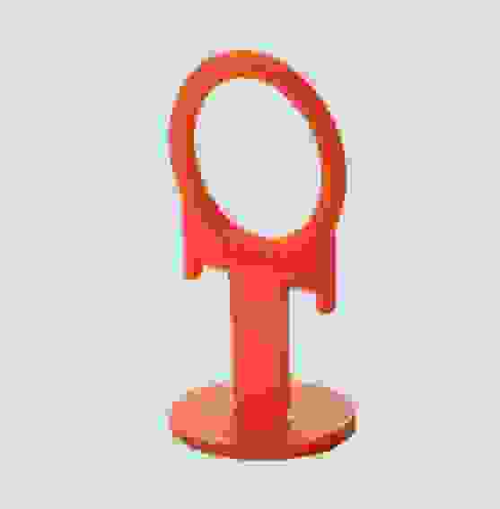 Зажим &quot;Кольцо&quot; 1,4 мм, оранжевый 100шт, пакет СВП