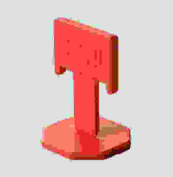 Зажим \"Флажок\" 1,4 мм, оранжевый 100шт, пакет СВП