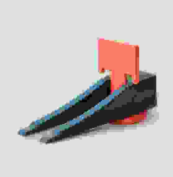 Зажим "Флажок" 40 шт + Клин 40 шт, 1,4 мм, пакет СВП