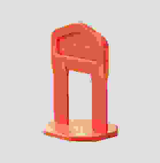 Зажим &quot;Ворота&quot; 1 мм, оранжевый 100шт, пакет СВП