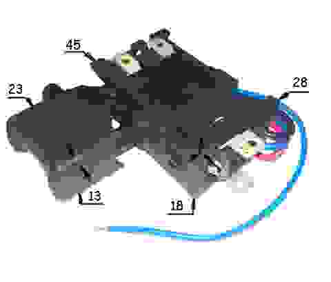 Выключатель подходит для шуруповерта ХИТАЧИ DS12 DVF3