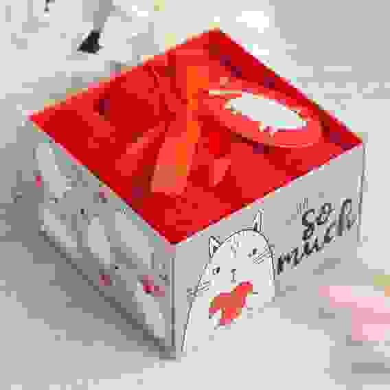 Набор махровых полотенец &quot;Love you so mush&quot; 30х30 см - 3 шт, хлопок 340гр/м2 4671217