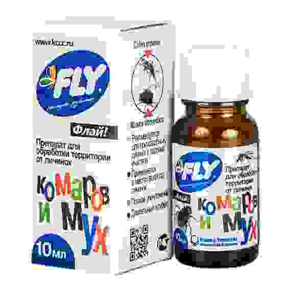 Флай от личинок комаров и мух Joy, фл. 10мл