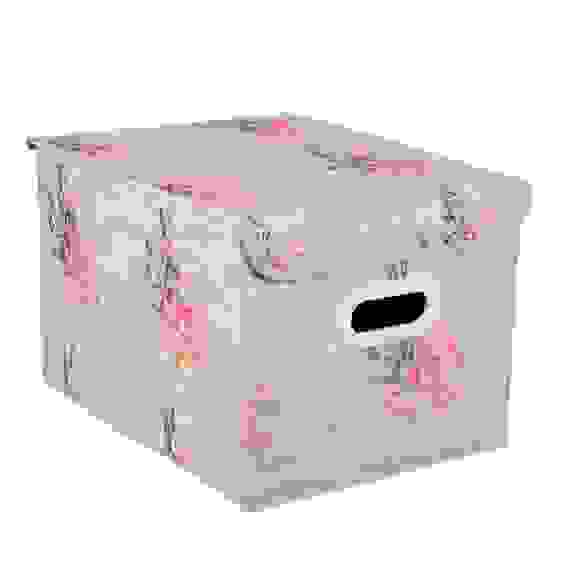 Кофр для хранения с крышкой, 30х40х25, спанбонд VETTA Прованс