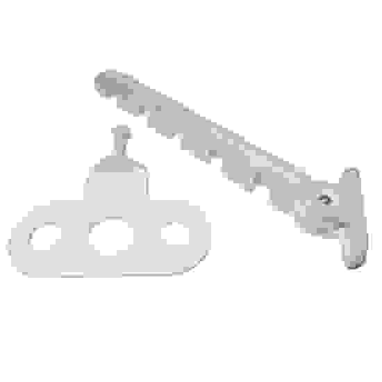 Ограничитель ок. д/ПВХ металлический белый