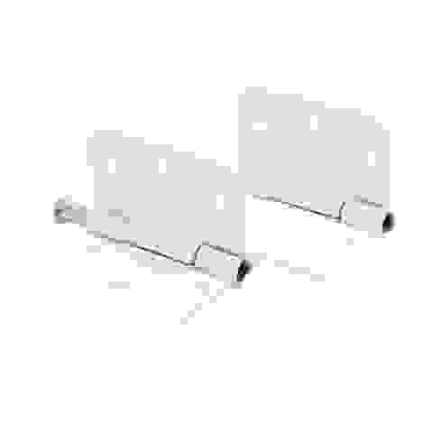 Петля накладная ПНУ-65-40 (2шт.) белая