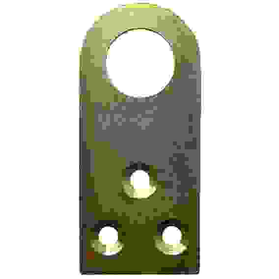 Проушина плоск. 28х77 (2шт.) цинк радужный