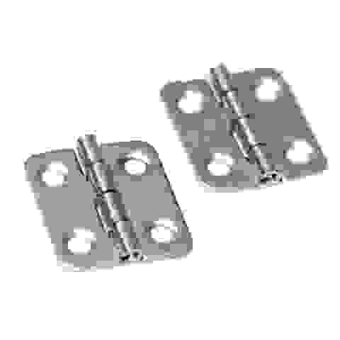 Петля карточн. 22*24мм (2шт.) никель