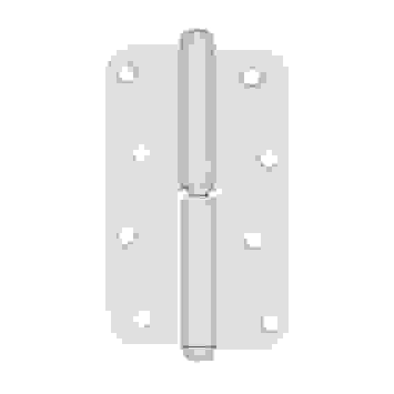 Петля ПН1-130 накл. кр.уг. белая левая