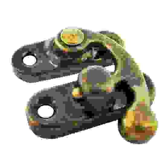 Замок курковой для шкатулок 32х28 бронза