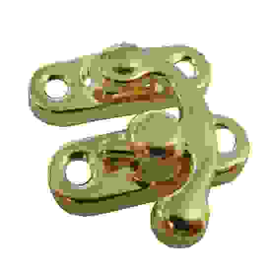 Замок курковой для шкатулок 32х28 бронза