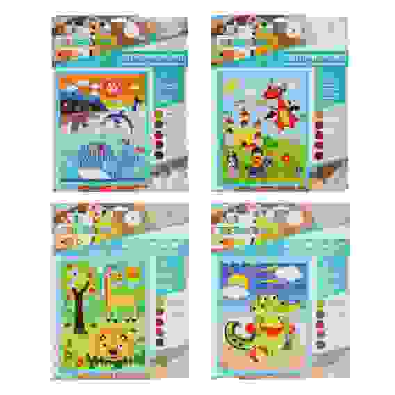 Аппликация развивающая тактильная, ЭВА, картон, 24х29см, 4-5 дизайнов ХОББИХИТ