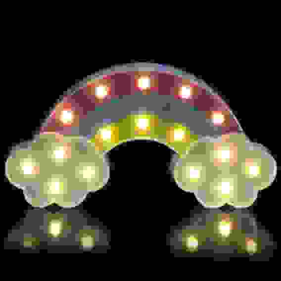 Светильник в форме радуги, пластик, 2хАА, 30х16,5х3 см