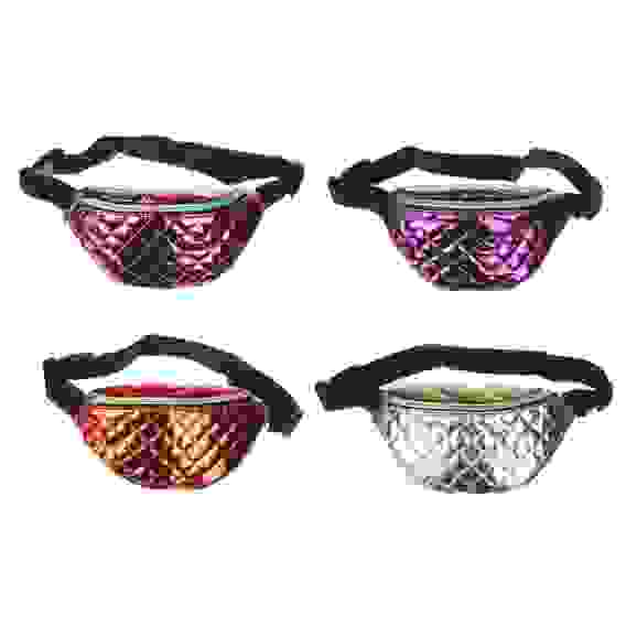 Сумка поясная детская, ПВХ, полиэстер, сплав, пластик, 19х10см, 3-4 цвета