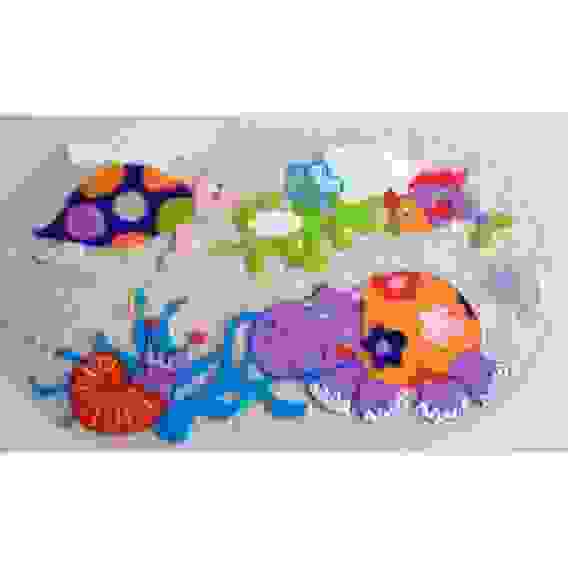 Коврик на присосках "Морской мир" 69*39 см