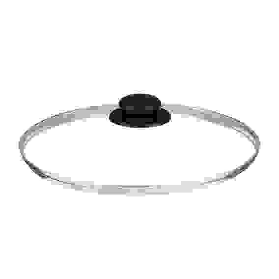 Крышка стеклянная 28см с метал.ободком в сборе