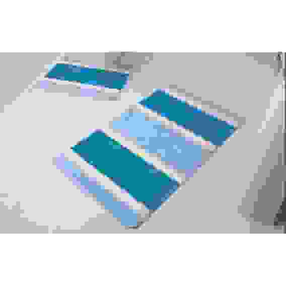 Коврик д/ван.ком.&quot;Zalel Silver&quot;60*100 2-пр BLUE