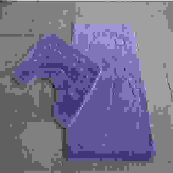 Коврик д/ван.комн.&quot; ZALEL&quot; 55*90 2-пр L.BLUE