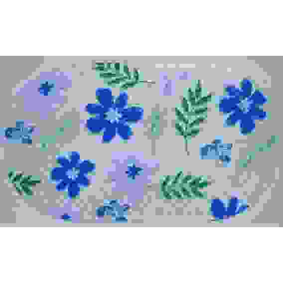 Коврик на присосках &quot;Цветы&quot; 69*39см