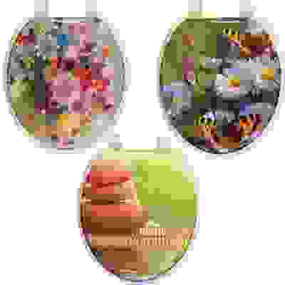 Сиденье д/унитаза мягкое (цветное с рисунком в ассорт.)