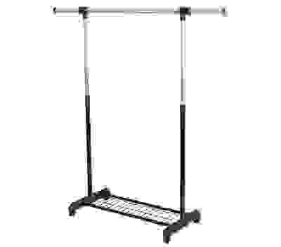 Вешалка напольная для одежды В93-168 Ш88-139 Г43 см на колесиках макс вес 20кг